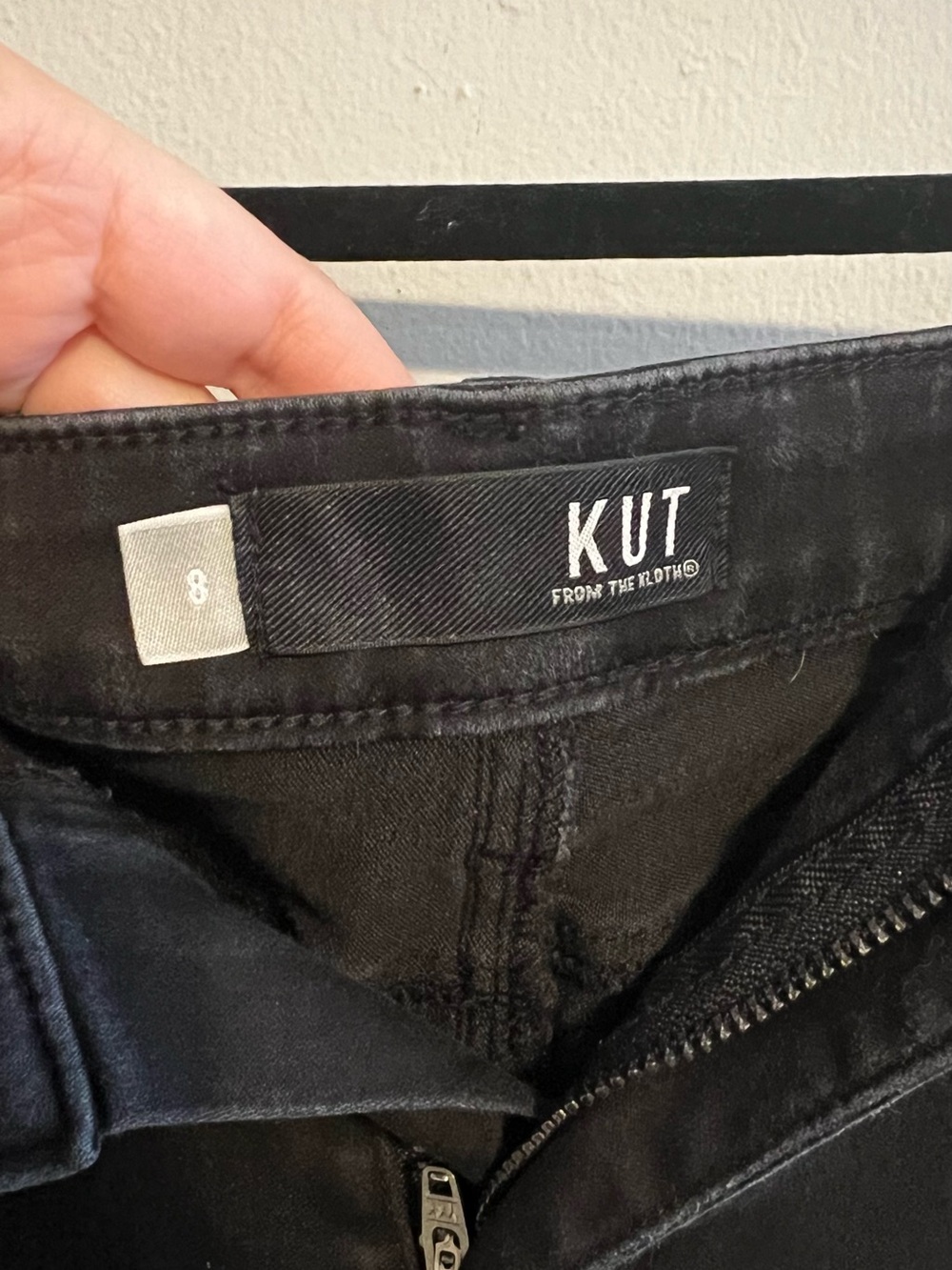 KUT from the Kloth Mia High Rise Skinny Jeans in Black | Women’s 8 - Picture 3 of 7